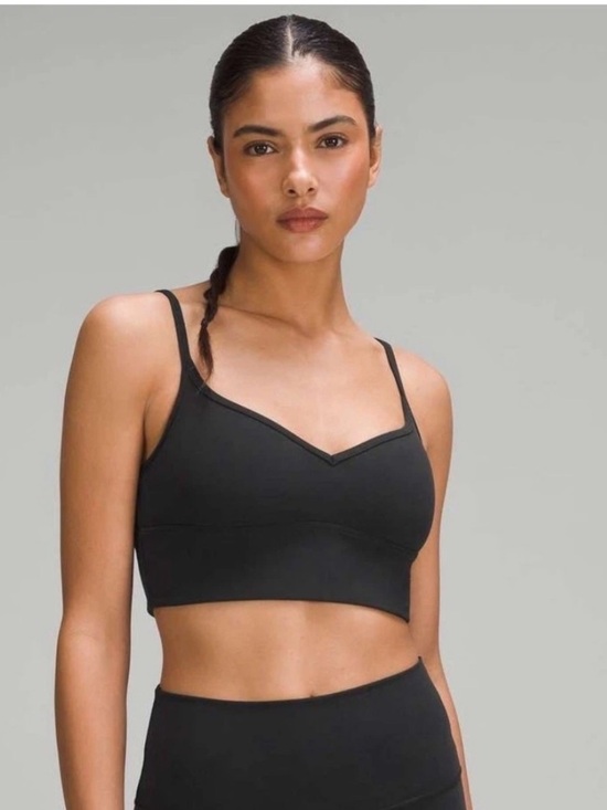 lululemon athletica Other - lululemon Black sweetheart, neckline Seamless Bra & free tote
